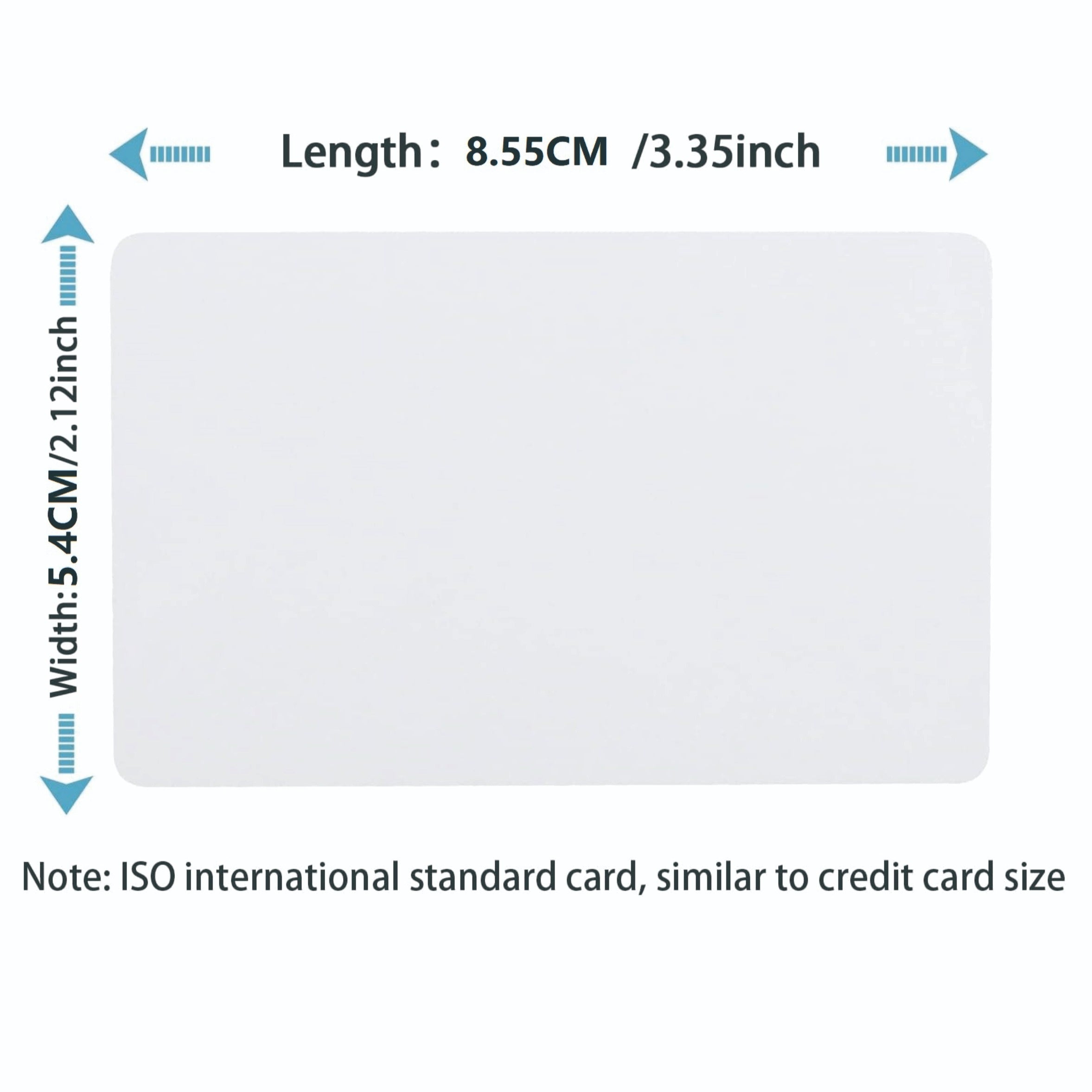 Premium White PVC Cards 30 Mil for ID Badge Printers Glossy Blank CR80