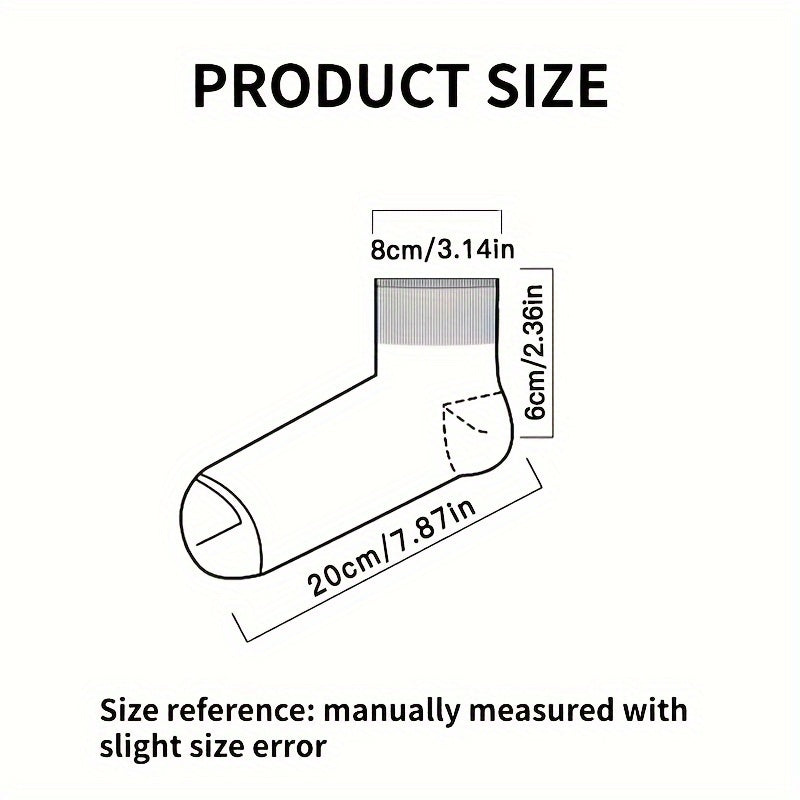 Men's 10 Pairs Solid Liner Anklet Socks Breathable Absorbent for Outdoor Wear