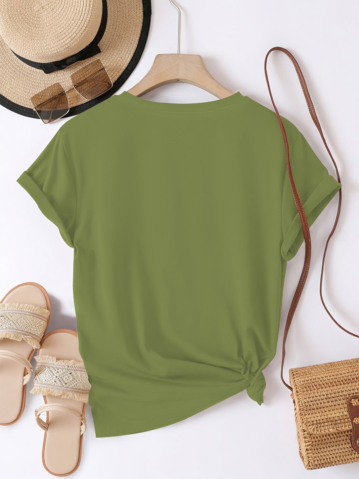 Plus Size Women's Leopard Print Bowknot Casual Sportswear Set