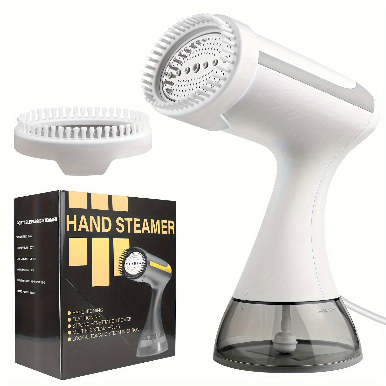 Handheld Travel Garment Steamer 1500W Portable Clothes Steamer with EU Plug