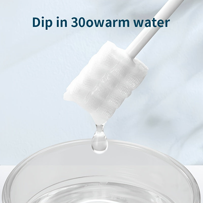 Держите рот чистым с UNICHERRY Oral Cleaner Tongue Cleaner Gauze - упаковка из 50/100 одноразовых зубных щеток для свежего дыхания и здоровых десен. Этот семейный ежедневный уход за полостью рта выполнен из мягкого хлопкового материала белого цвета.