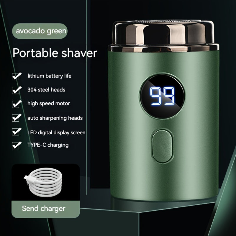 Mini Portable Electric Shaver Rechargeable Lithium Battery USB Charging Compact Grooming Tool