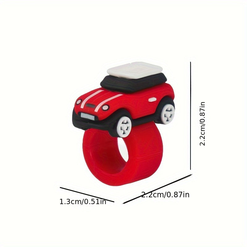 Universal Car Interior Decoration Central Control Button Cover Ring Silicone Car Interior Accessory