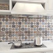 Waterproof Oil-Resistant Kitchen Wall Stickers Heat-Resistant DIY Wallpaper for Cabinets