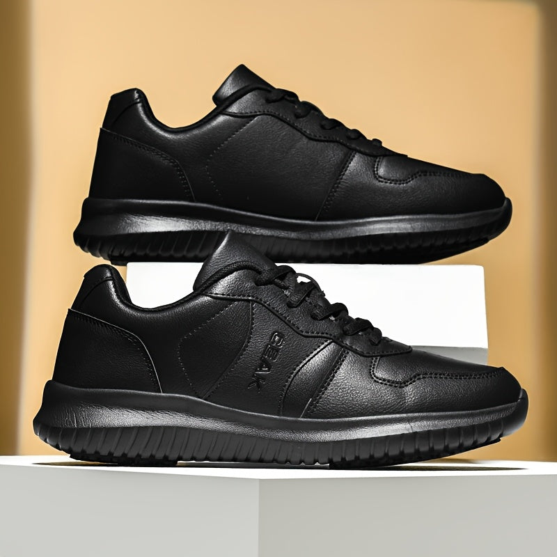 Women's Slip-Resistant Chef Shoes All-Season Work Sneakers with Rubber Sole