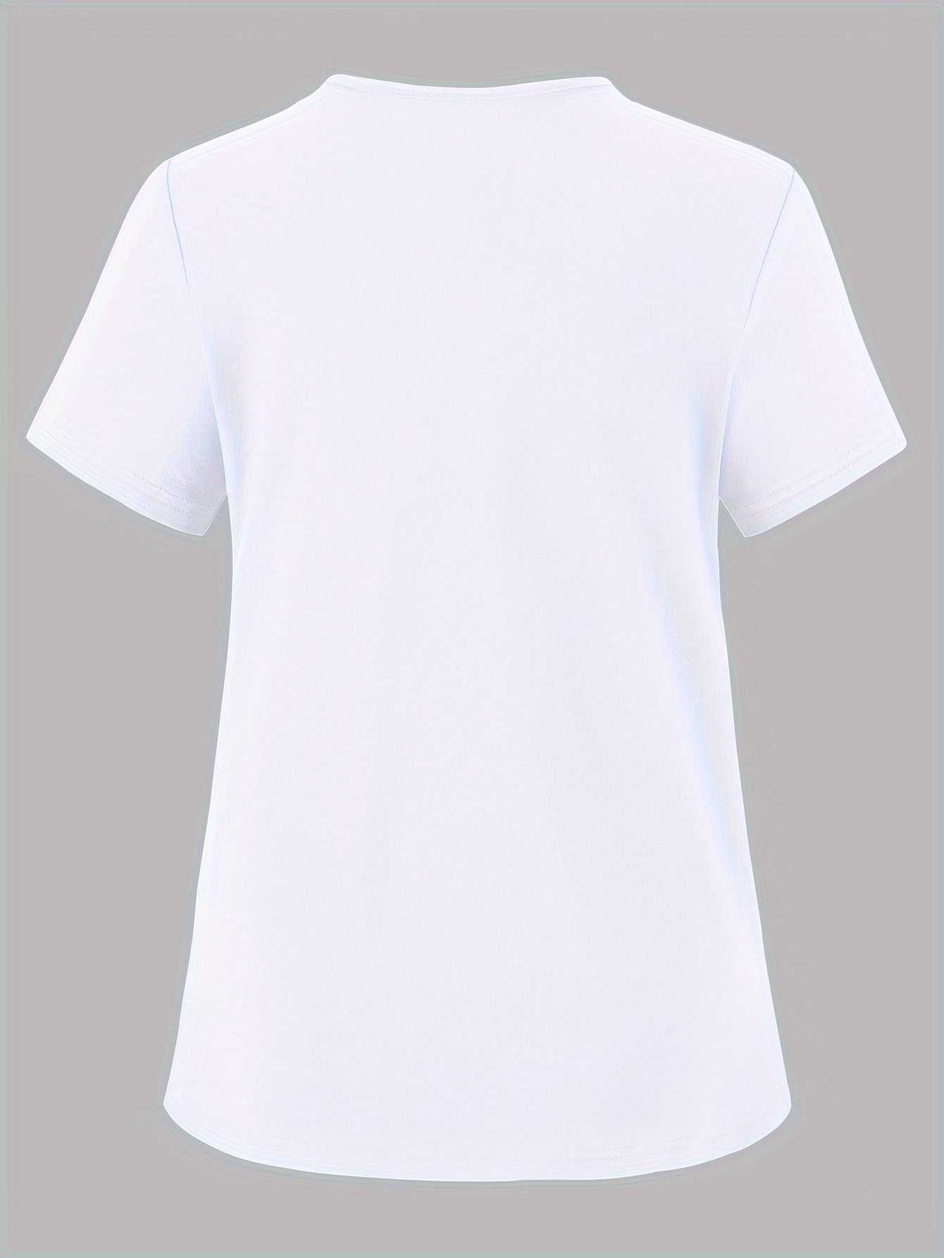 Women's Floral Stethoscope Print Scrub Top with Pockets Short Sleeve Medium Stretch Knit Fabric