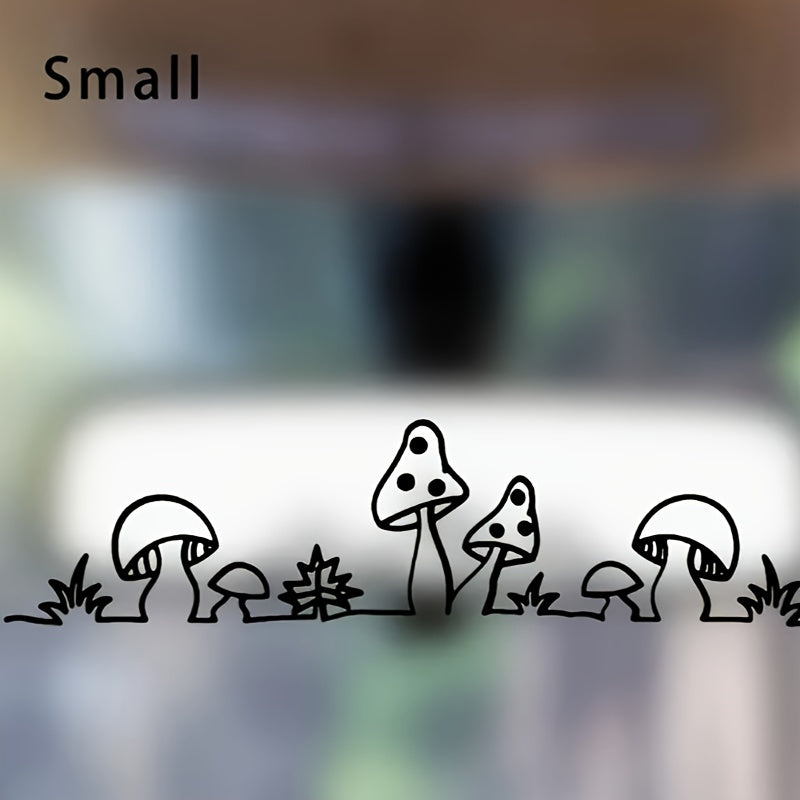 Set de pegatinas de vinilo de setas adorables para coches y exteriores, duraderas y resistentes a la intemperie