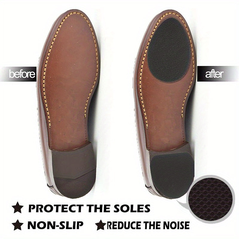 Women Non-Slip Shoe Pads Sole Protectors Adhesive Anti-Slip Grip 4 Pcs