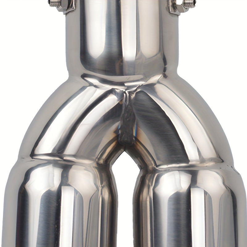 Stainless Steel Car Exhaust Pipe Double-Row Straight Large Tail Pipe Modification Kit