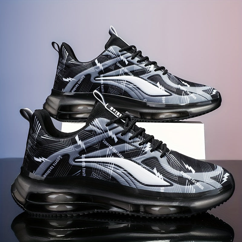 Men's Breathable Casual Running Shoes Lightweight Sneakers with Lace-Up Closure