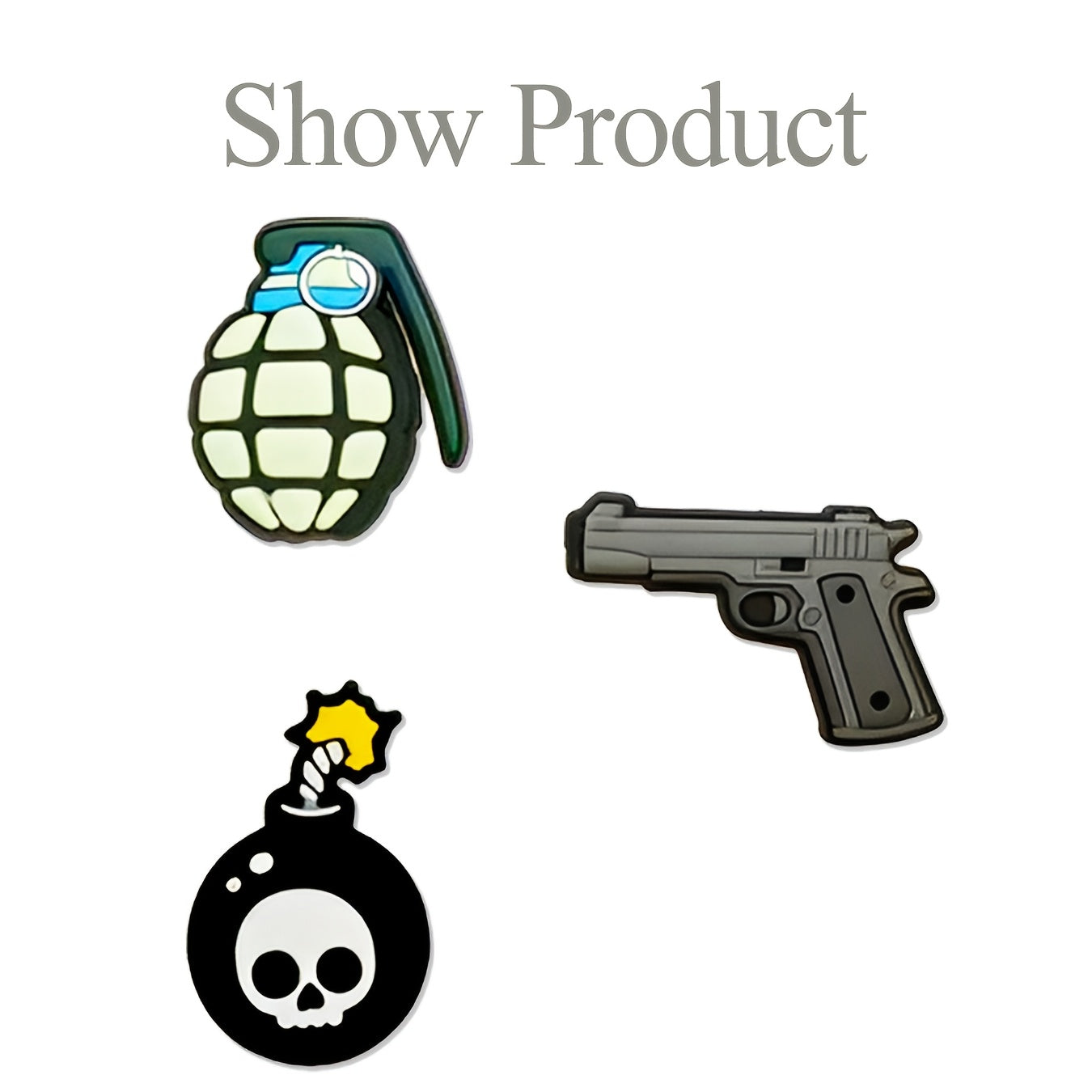 Kids Toy Gun Set 16 Pieces Plastic Play Shooting Accessories