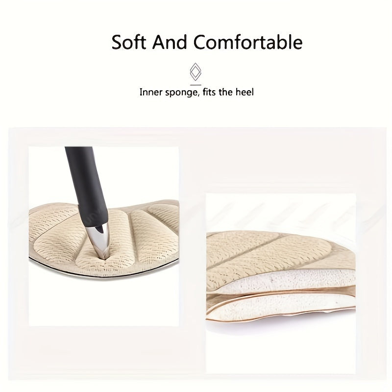 2PCS Heel Cushion Pads Adhesive Foot Care Protectors for Shoes and Boots