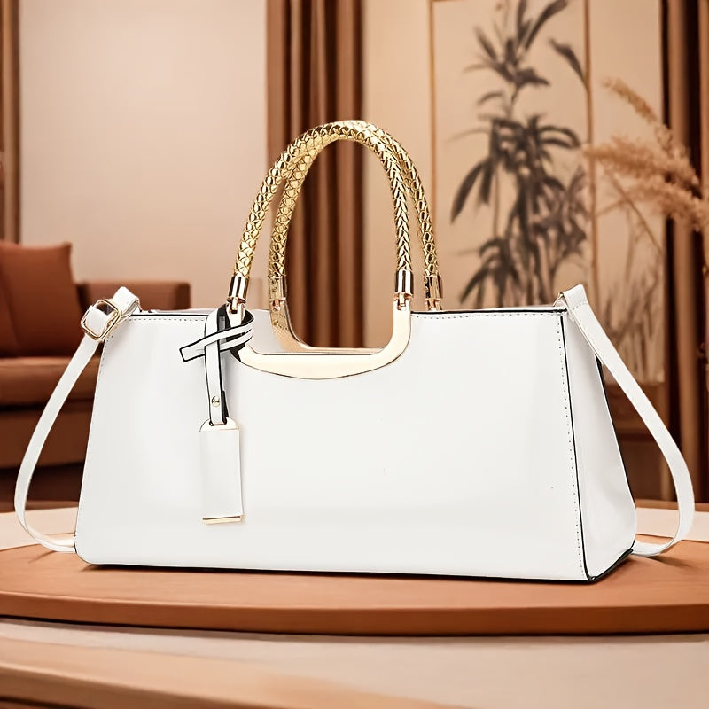 Zamonaviy Kechki Clutch, Yorqin Yuzasi, Zipper Yopilishi va Polyester Ichki Qismi bilan Partiyalar va To'ylar Uchun - Moda Ayollar Kechki Sumkasi