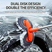 Yorqinlik uchun maxsus cho'tka boshli va teleskopik mop bilan avtomobilni tozalash to'plami