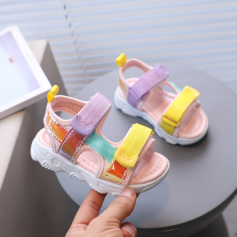 Girls' Open Toe Sandals Spring Summer Breathable Non Slip Casual Style