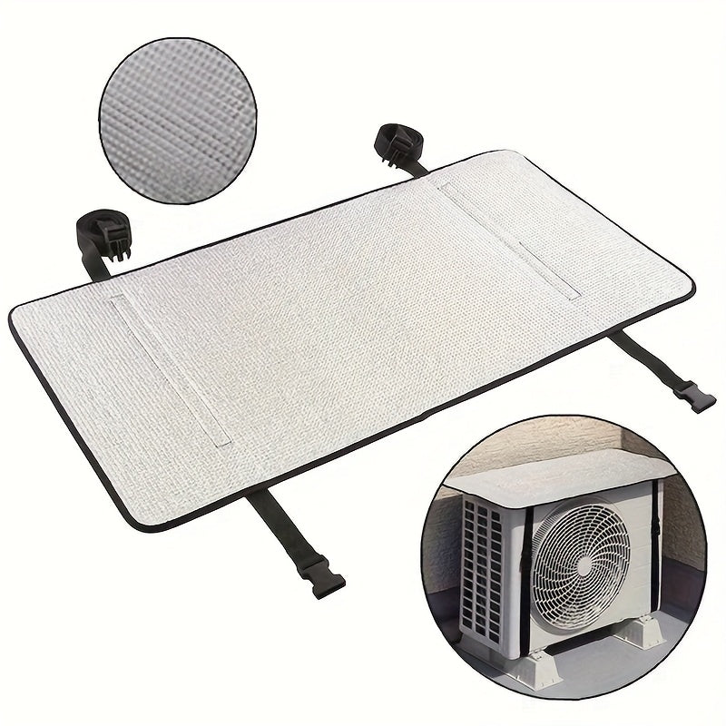 Dual-Sided Aluminum Foil Air Conditioner Cover UV Protection Weatherproof Outdoor AC Unit