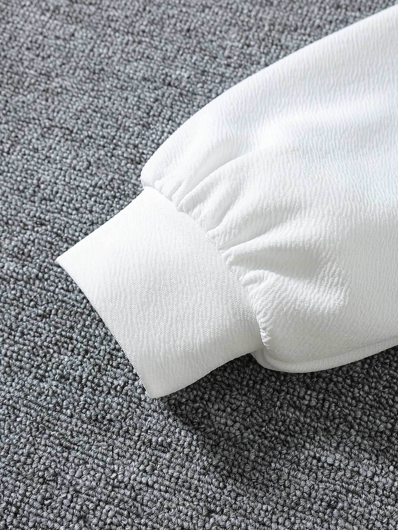 Girls Autumn Winter Korean Style Houndstooth Top and Wide-Leg Pants Set