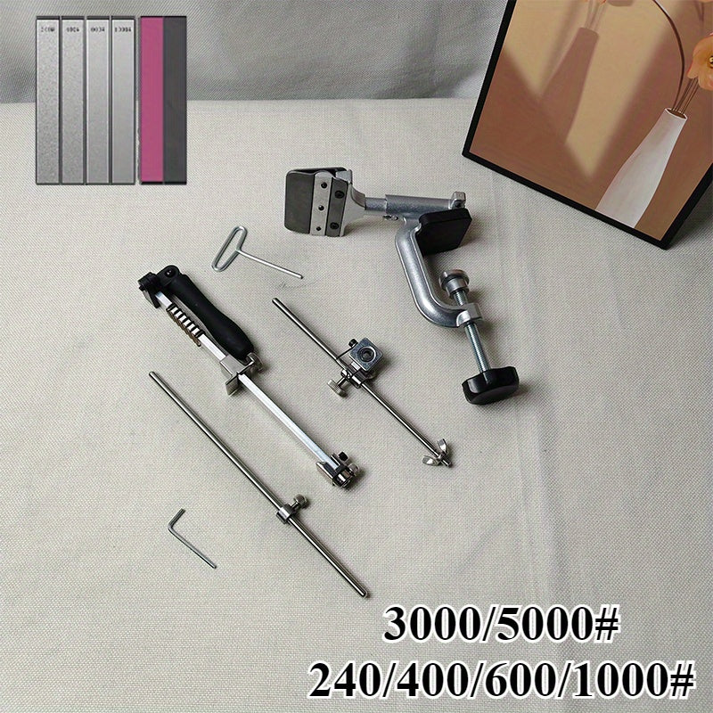 Точилка для ножей 4-го поколения с регулируемым углом и инструментом для заточки