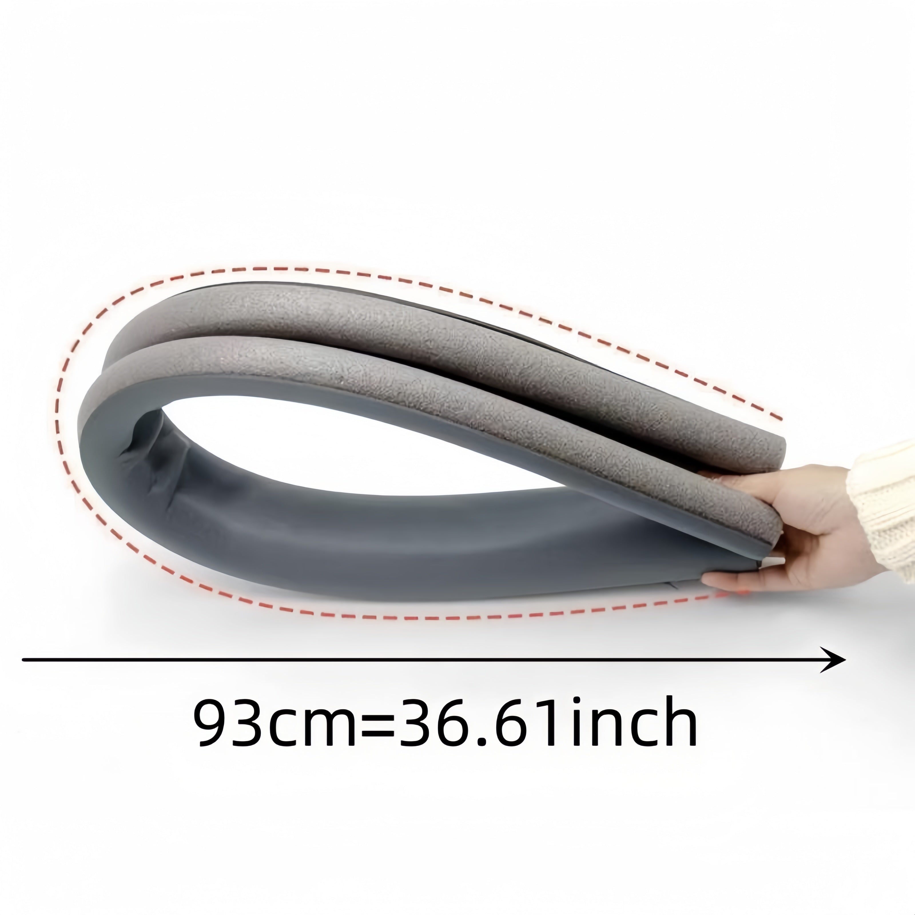 Door Seal Strip White Black Brown Soundproof Wind Dustproof Textured Surface