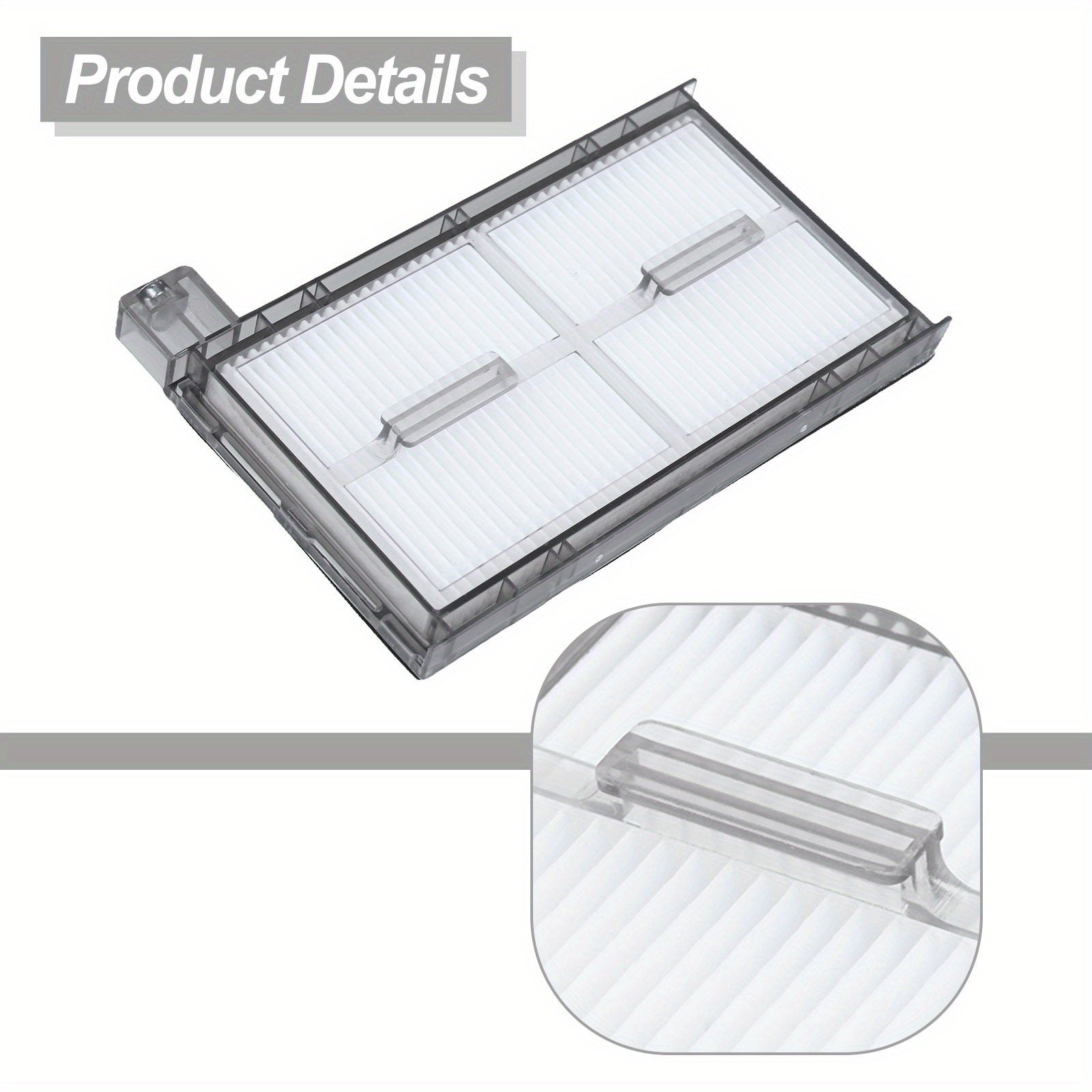 Eufy X8 Pro seriyasi X8 Pro SES changyutgich aksessuarlari uchun 1 dona zaxira filtrlar