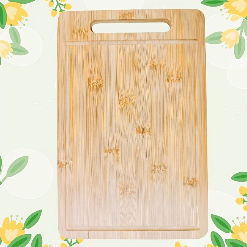 Extra-Large Bamboo Cutting Board with Juice Groove for Food Prep and Daily Cooking