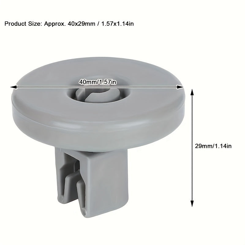 4/8pcs Dishwasher Wheel Under Rack Roller 40mm Diameter for Electrolux IKEA AEG Zanussi