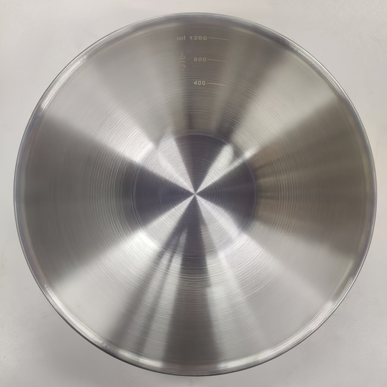 Stainless Steel Mixing Bowl with Measuring Guide, Durable, Food Safe, Versatile