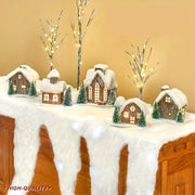 Faux Snow Blanket White Soft Decorative for Christmas Halloween Table Runner Photo Backdrop