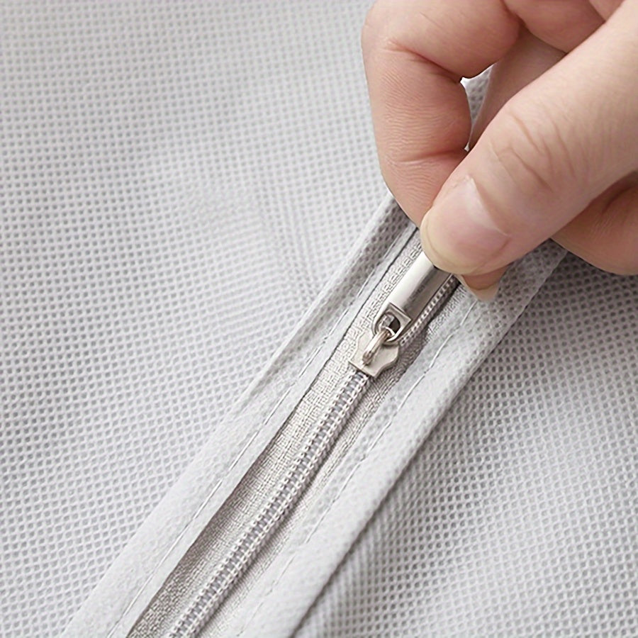 3D Dustproof Garment Cover with Zipper for Suits Dresses Coats Wardrobe Organizer