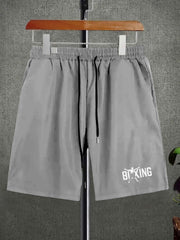 Big & Tall Casual Boxing Shorts Polyester Woven Regular Fit with Pockets