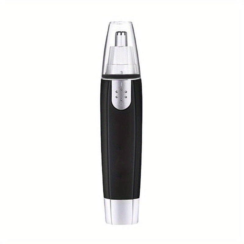 Men Women Electric Ear Nose Hair Trimmer 2-in-1 Battery Powered Interchangeable Heads