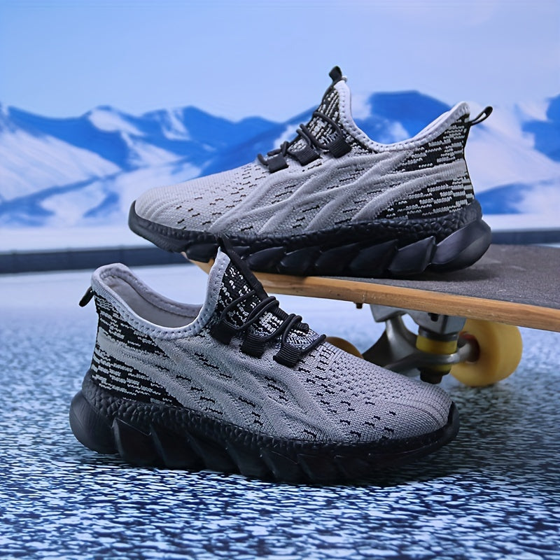 Мужские легкие кроссовки-слипоны для прогулок на улице осенью и весной