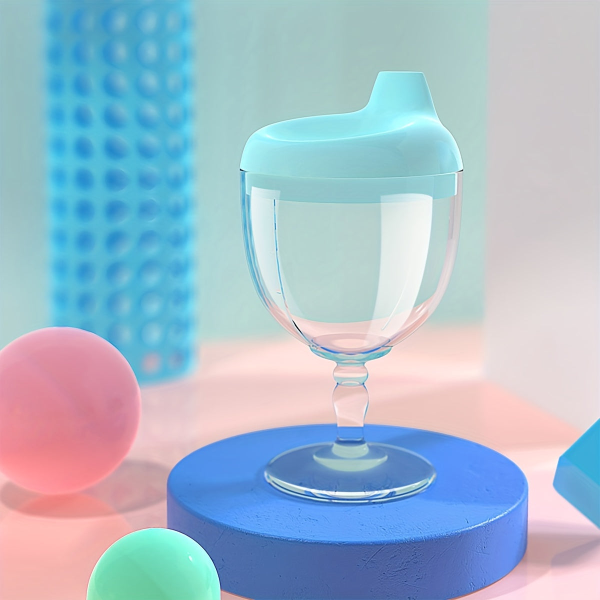 Vaso de plástico para fiesta con tapa 1 paquete para jugo leche agua entrenamiento cumpleaños