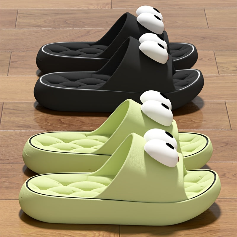 Women's Cartoon Flip-Flops for Summer Outdoor Beach Bathroom Slippers