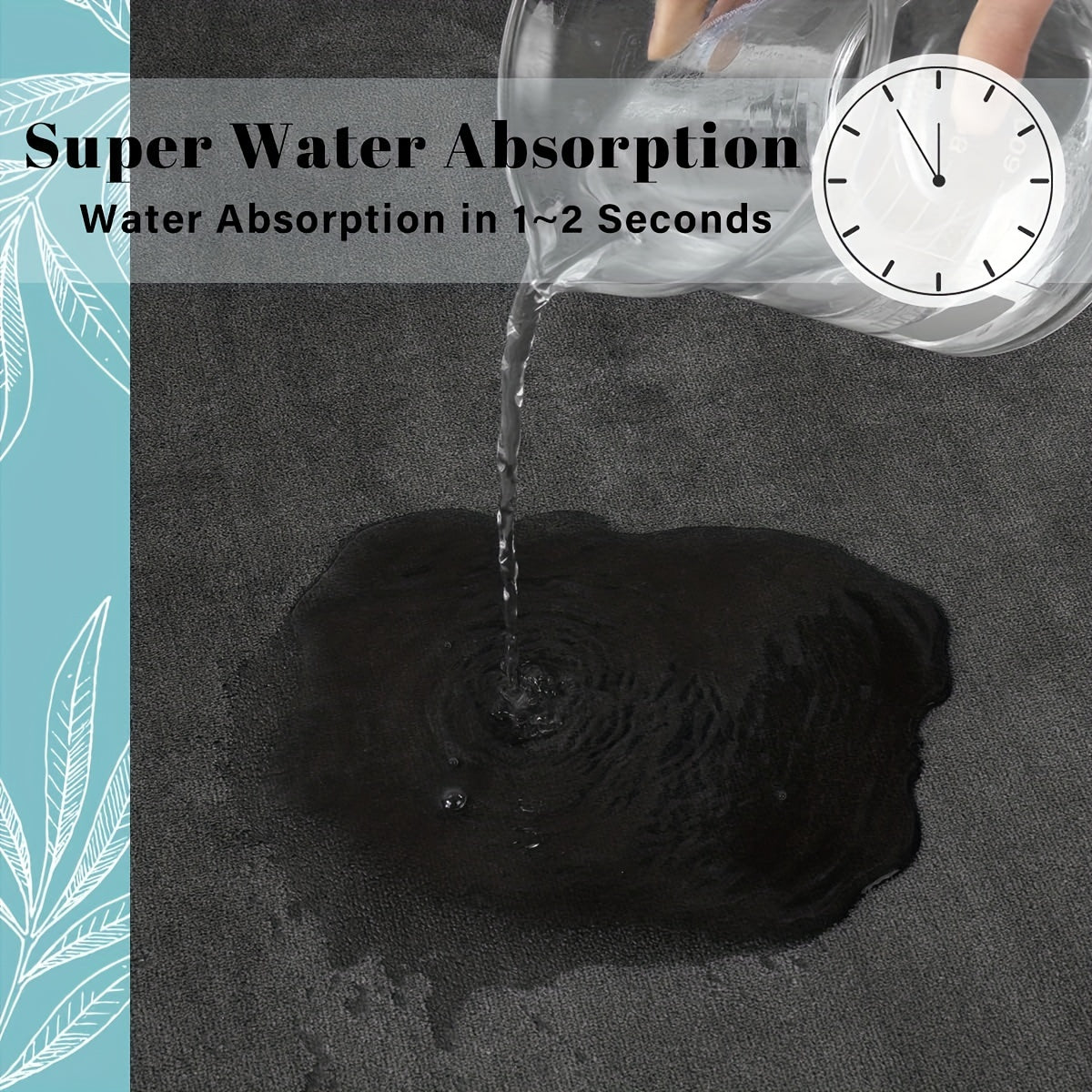 Роскошный мягкий фланелевый коврик для ванной с очаровательным мультяшным рисунком — плюшевый, быстросохнущий и нескользящий для стильных акцентов в ванной комнате