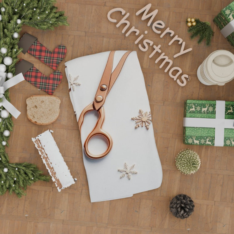 Christmas Snowflake Decor 18x66cm Merry Christmas Letters SOPZJ Wintertime