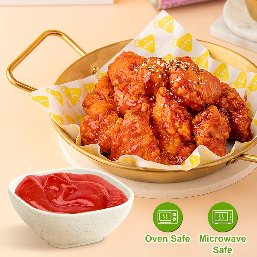 8 to 12 Square Ceramic Sauce Bowls for Korean, Chinese, Middle Eastern Cuisine