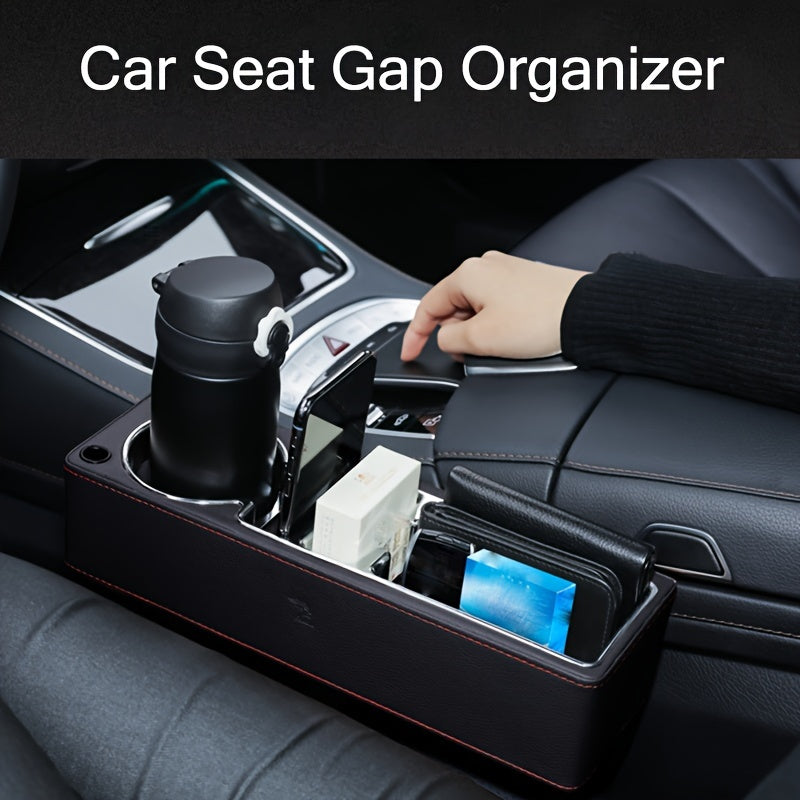 Universal Car Interior Organizer Side Pocket Seat Storage Box 1pc