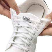 Unisex Elastic No-Tie Shoelaces With Buckles Replacement Lazy Laces