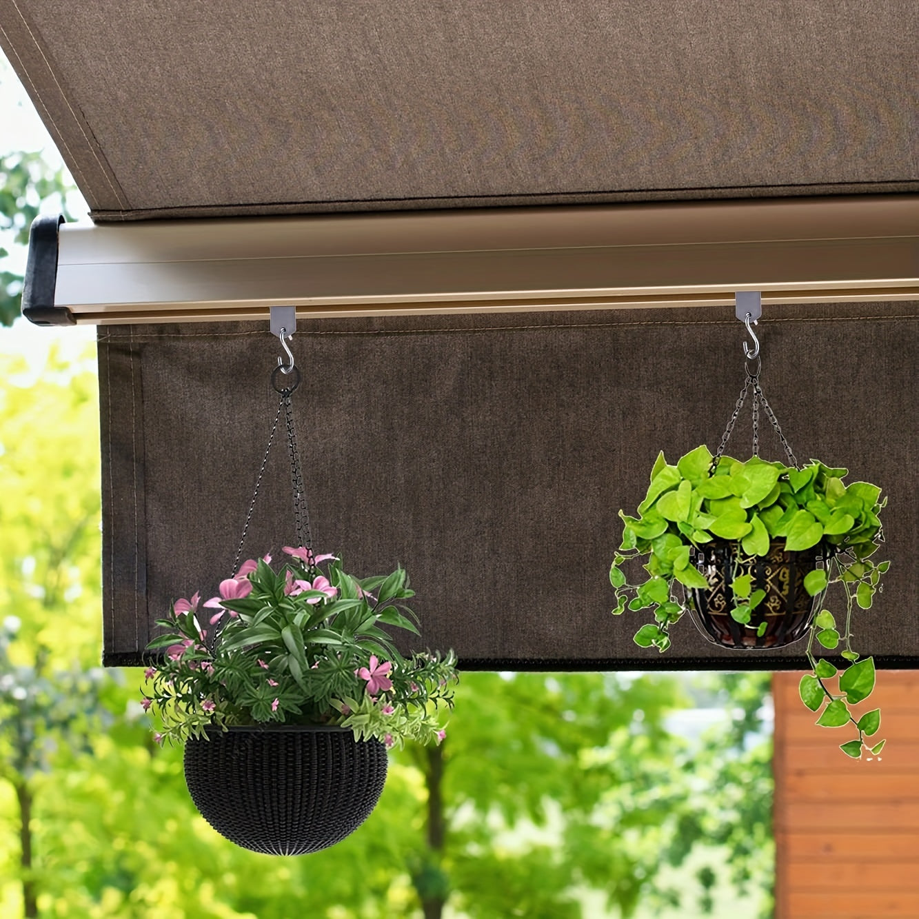 12/24PCS RV Awning Hooks Set Camping Light Hangers S-Shaped Indoor Outdoor