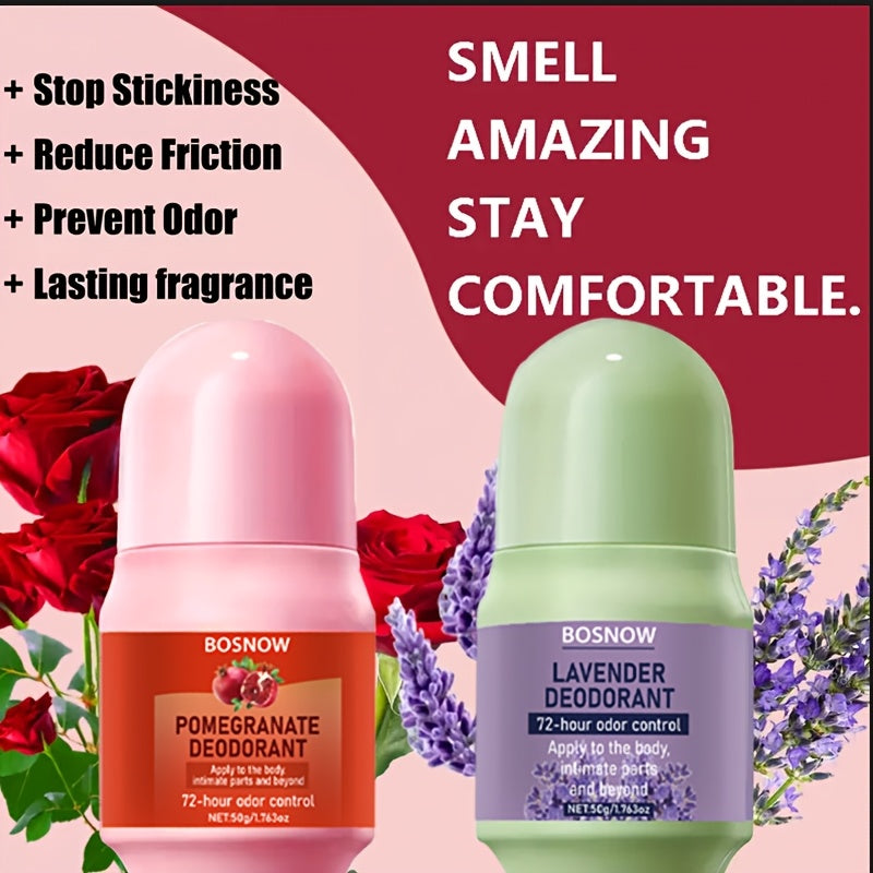 Anor + Lavanda Deodorant Kombinatsiyasi o'simlik tarkibiy qismlari bilan yumshoq, uzoq muddatli tabiiy hid uchun. Erkaklar va ayollar uchun mos, ishonchni oshiradi.