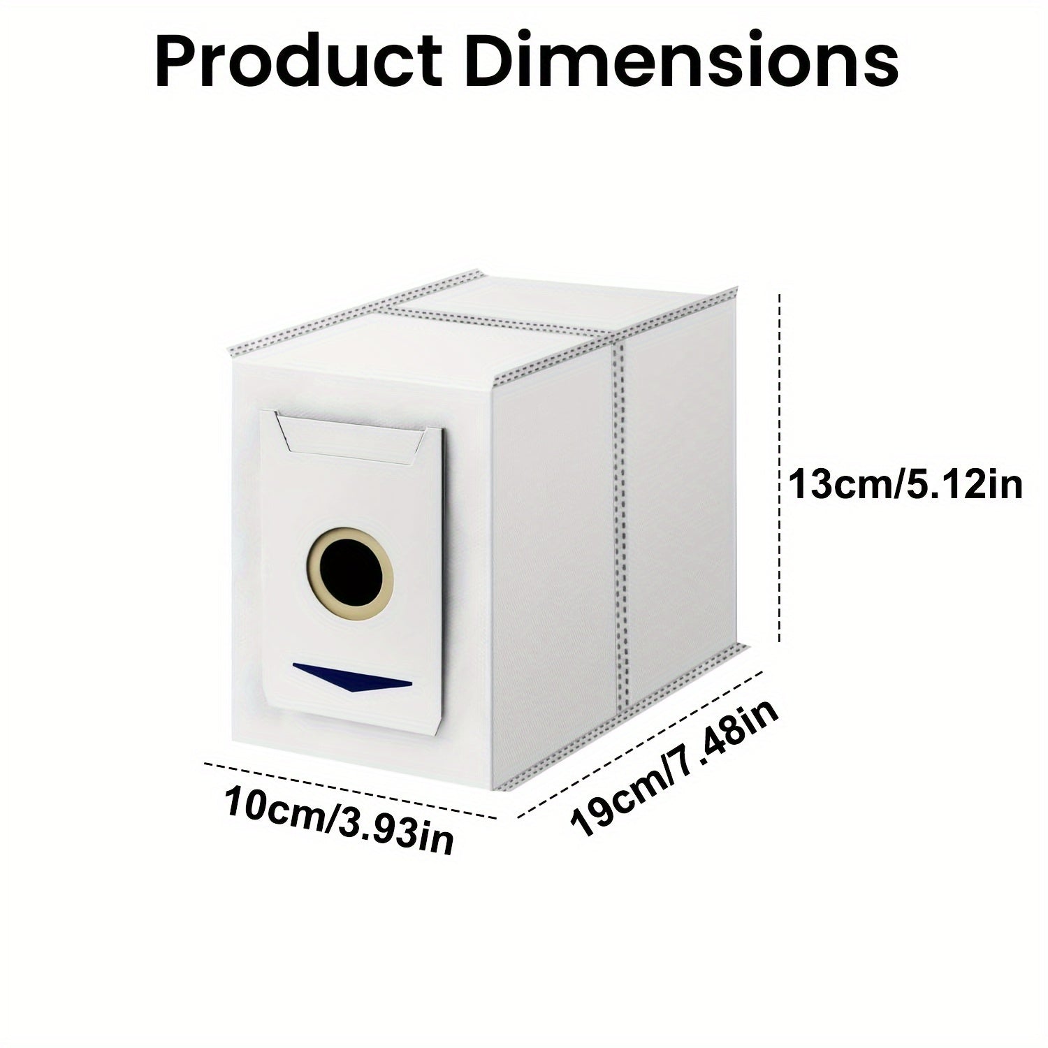 Robot tozalash vositalari uchun vakuum chang torbalar va almashtirish filtrlari, to'qima mato
