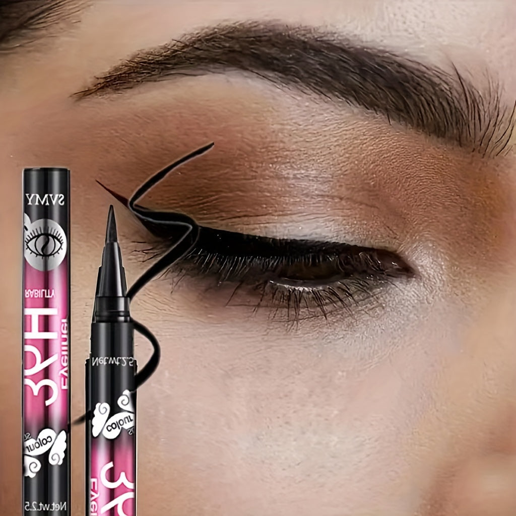 12pcs Extra Slim Black Waterproof Liquid Eyeliner Long Lasting Set