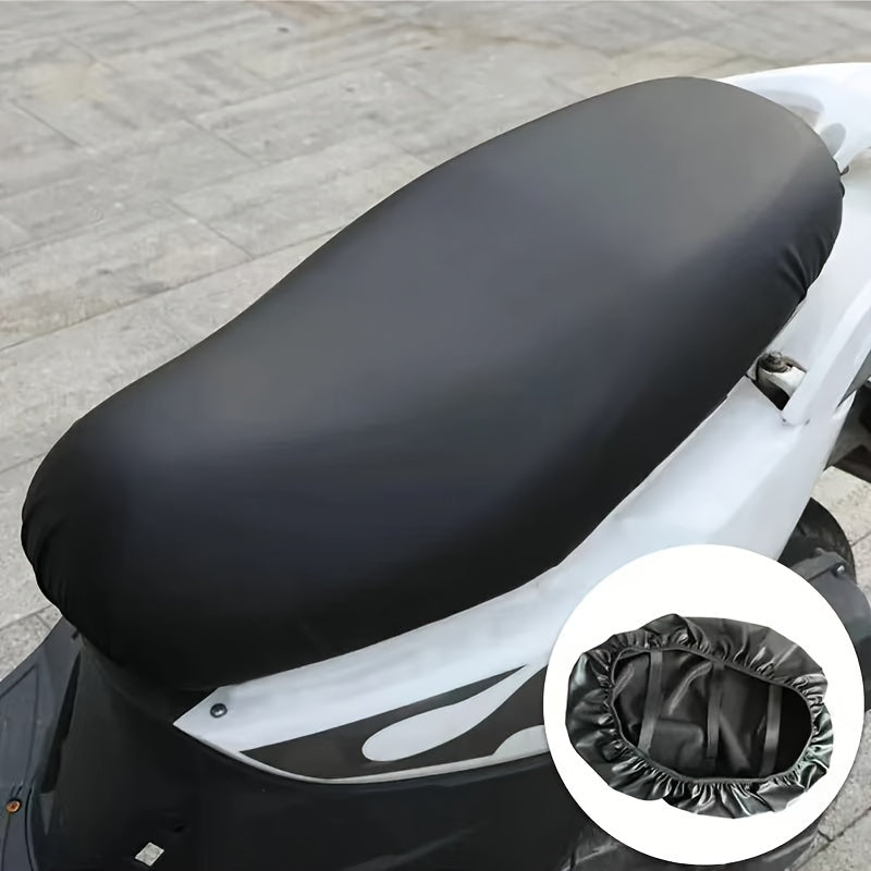 Motorcycle Seat Cover Black Waterproof Dust UV Resistant Snug Fit