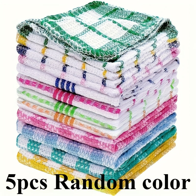 10x5 Waffle Weave Kitchen Towels Quick-Dry Super Absorbent Multipurpose Dish Cloths