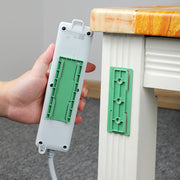 8pcs Wall-Mounted No-Drill Socket Holder Self-Adhesive Cable Organizer for Kitchen and Home Office