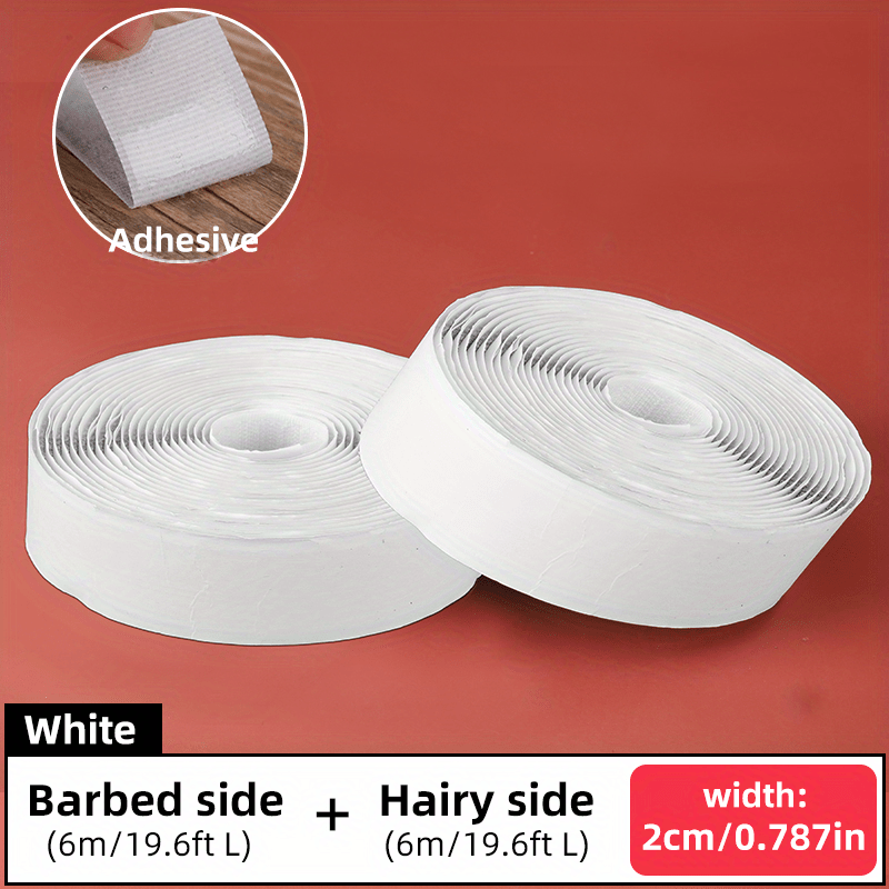 6 Meter Adhesive Magnetic Tape for Screen Windows and Doors with Hair and Thorn Sides