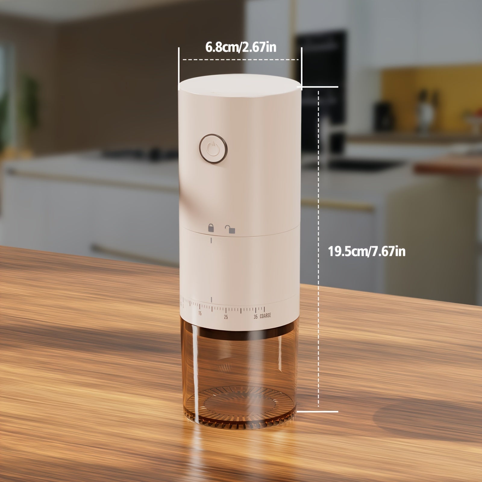 Molino de café y procesador de alimentos con 38 ajustes para granos y especias