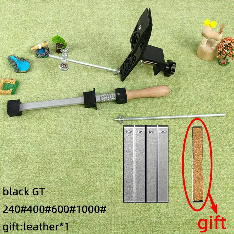 Kitchen Sharpener with Fixed or Adjustable Angles for Fast, Easy Sharpening