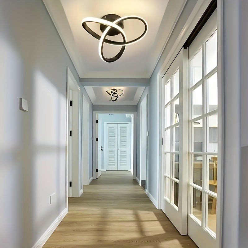 Dimmable LED Ceiling Light with Switch Control and Adjustable Color Temperature for Living Room Bedroom Kitchen